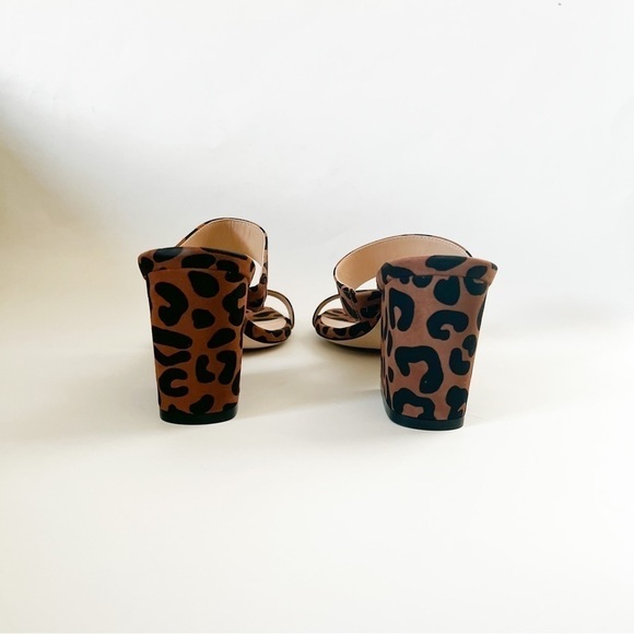 NEW STUART WEITZMAN Olive 75 Cappucino Leopard Heeled Sandals US 7 - Picture 4 of 5